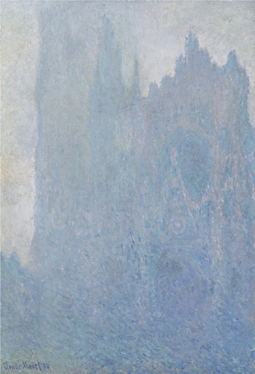 The Rouen Cathedral in fog from Claude Monet