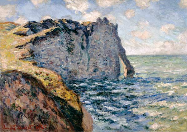 The Cliff of Aval, Etrétat from Claude Monet