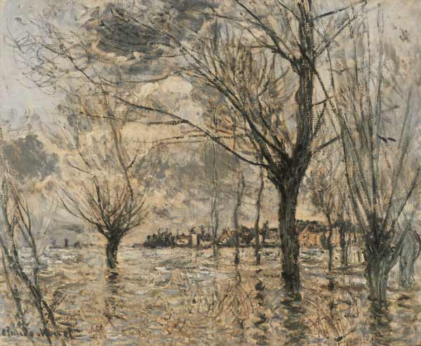Flood of the Seine at Vétheuil from Claude Monet