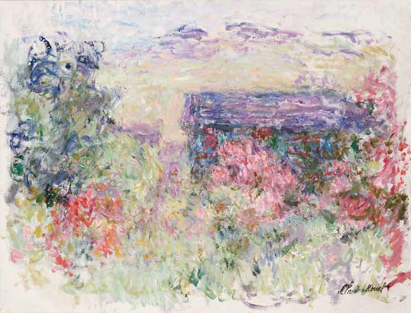 The House Through the Roses, c.1925-26 from Claude Monet