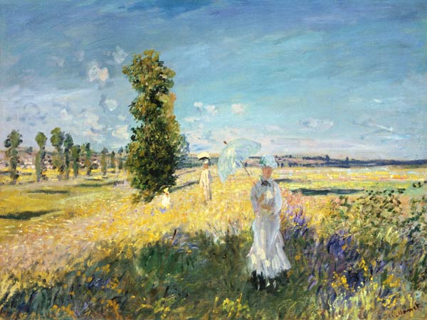 The Walk (Argenteuil) from Claude Monet