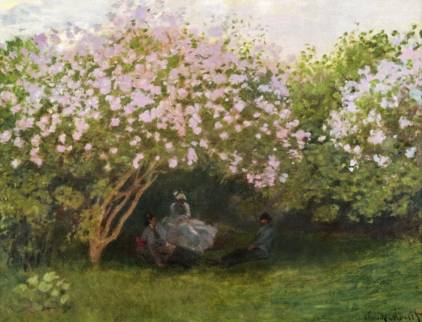 Lilacs, Grey Weather from Claude Monet
