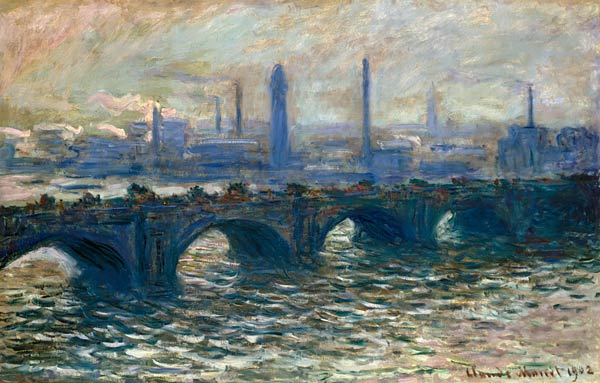London, Waterloo. from Claude Monet