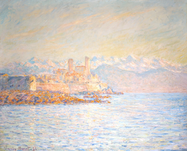 The old away at Antibes (also one: Antibes in the in the afternoon light) from Claude Monet