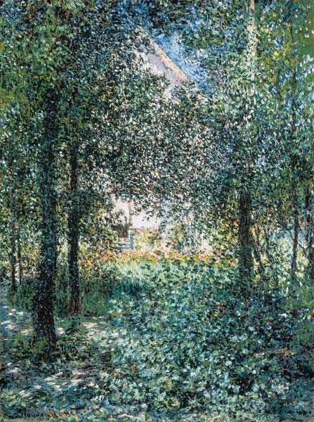 Bushes in the garden of Argenteuil from Claude Monet