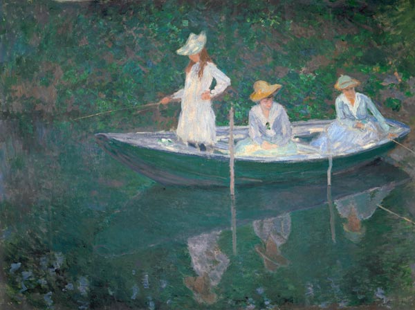 Eine Bootspartie in Giverny from Claude Monet