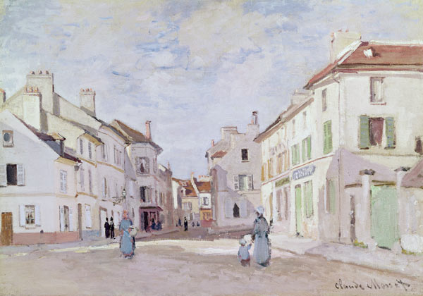 Rue de la Chaussee at Argenteuil from Claude Monet
