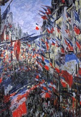 Rue St. Denis on June 30th from Claude Monet