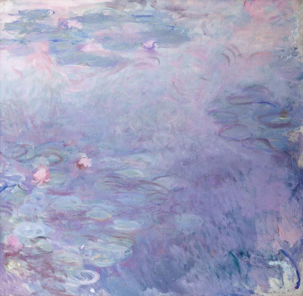 Seerosen in blassen Farben from Claude Monet
