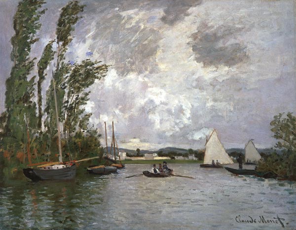 On a branch of his at Argenteuil from Claude Monet