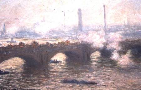 Study of Waterloo Bridge at Dusk from Claude Monet