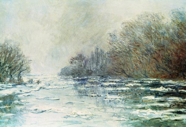 The Break up at Vetheuil, c.1883 from Claude Monet