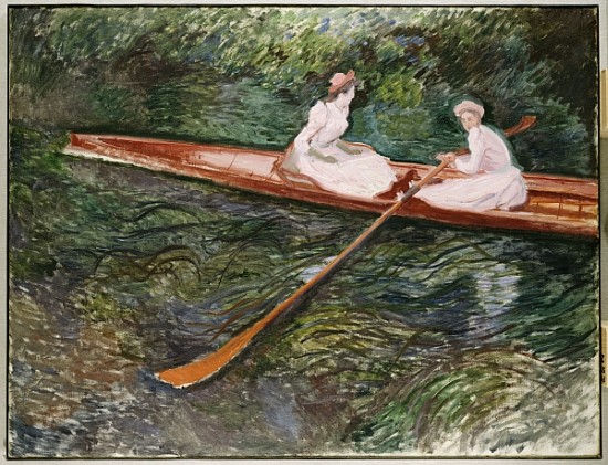 The Pink Rowing Boat from Claude Monet