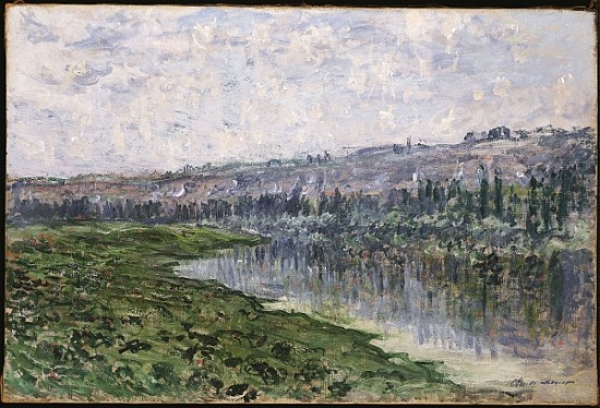 The Seine and the Hills of Chantemsle from Claude Monet