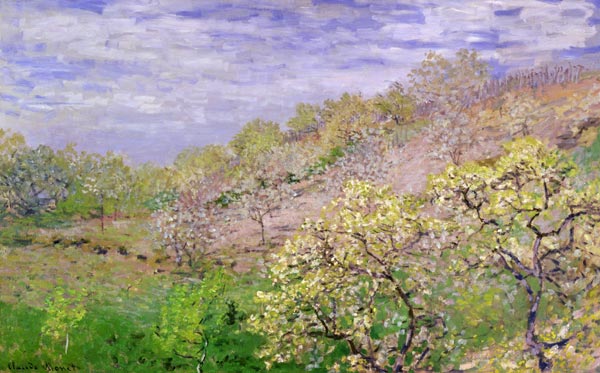 Trees in Blossom from Claude Monet