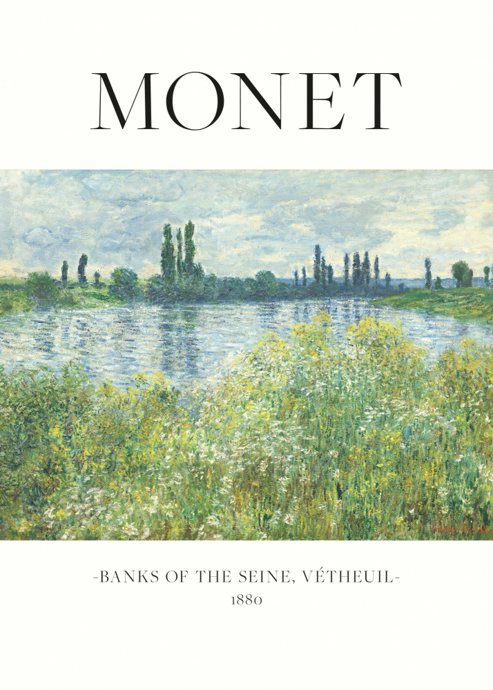 Banks Of The Seine from Claude Monet