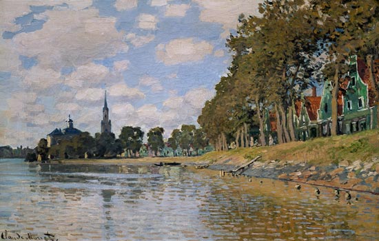 Zaandam (Holland) from Claude Monet