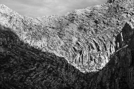 Abstract mountain textures