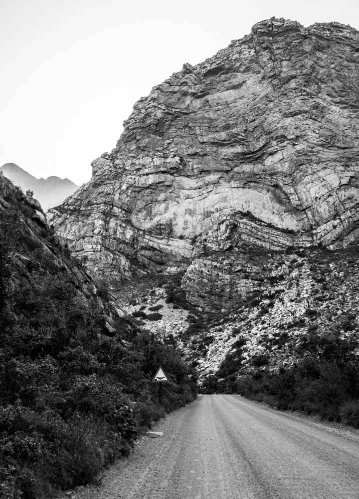 Black and White Road between the mountains from Claudi Lourens