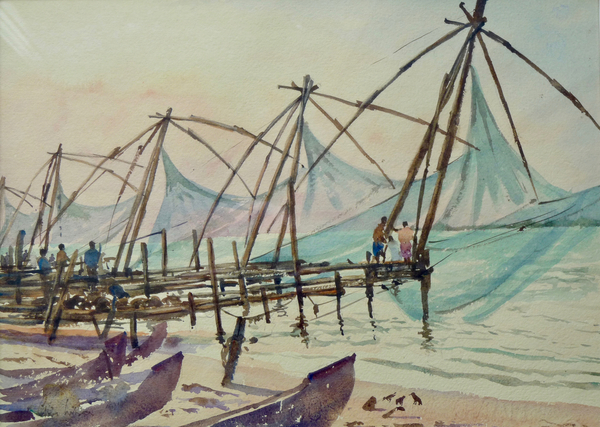 608 Fishing nets, Fort Cochin from Clive Wilson Clive Wilson