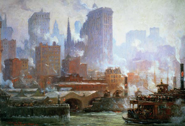 Wall Street Ferry Ship from Colin Campbell Cooper
