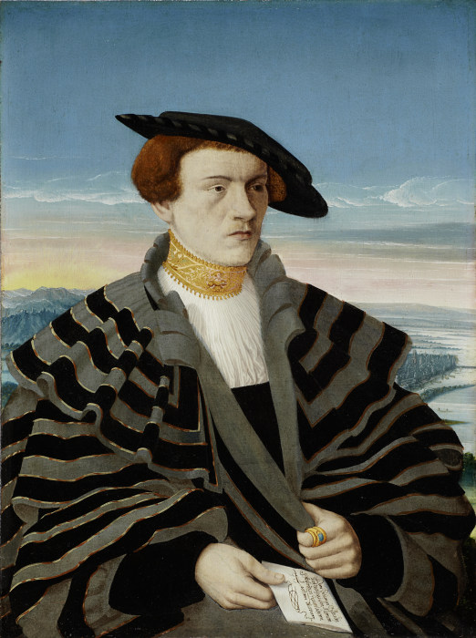 Portrait of Gilbrecht von Holzhausen (1514-1550) from Conrad Faber von Kreuznach