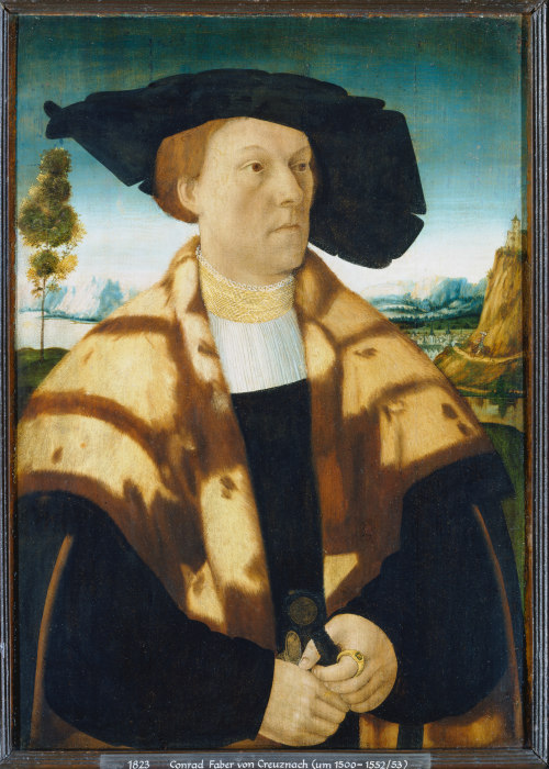 Portrait of Johann Stralenberg from Conrad Faber von Kreuznach