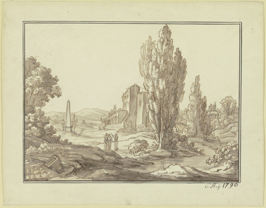 Classical landscape from Conrad Horny