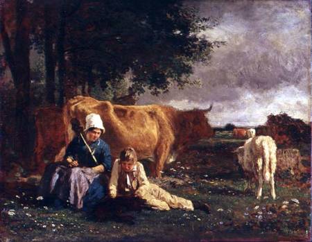 Pastoral Scene from Constant Troyon