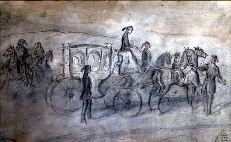 The Sultan's Carriage from Constantin Guys