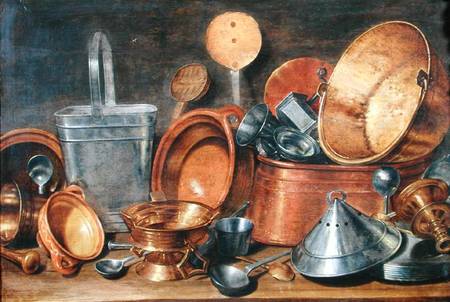 Still Life with Kitchen Utensils from Cornelis Jacobsz Delff