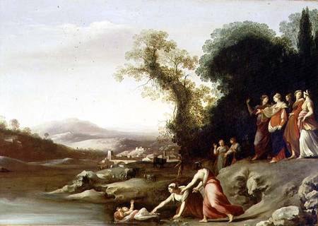 The Finding of Moses from Cornelis Poelenburgh