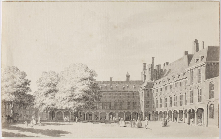 Der Binnenhof in Den Haag from Cornelis Pronk