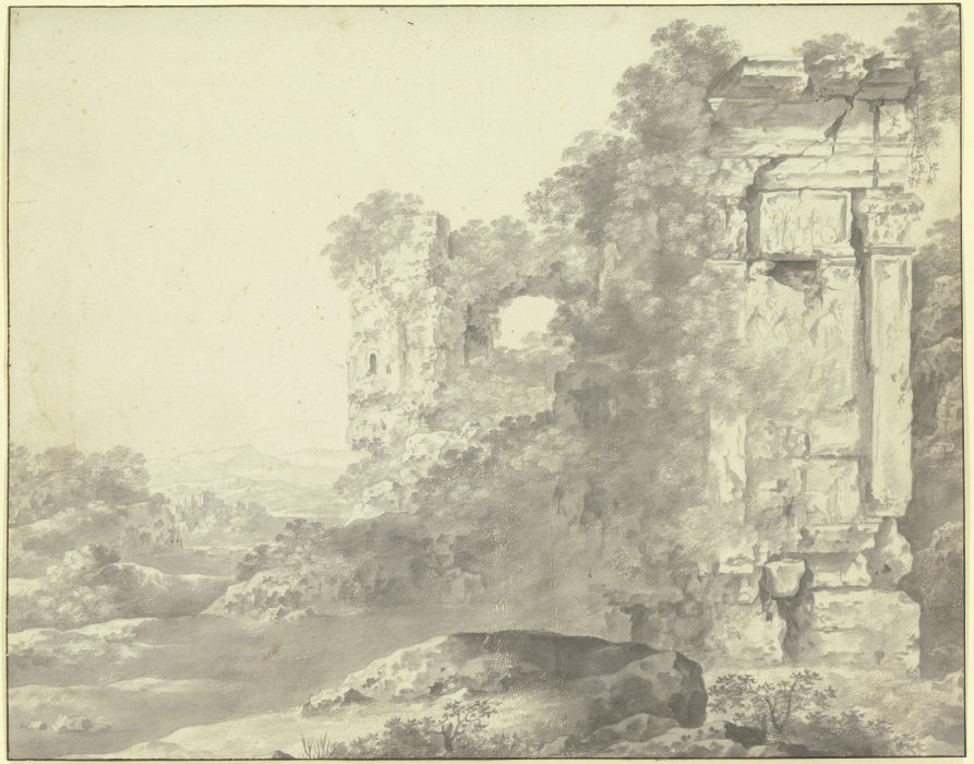 Roman ruins from Cornelis van Poelenburch