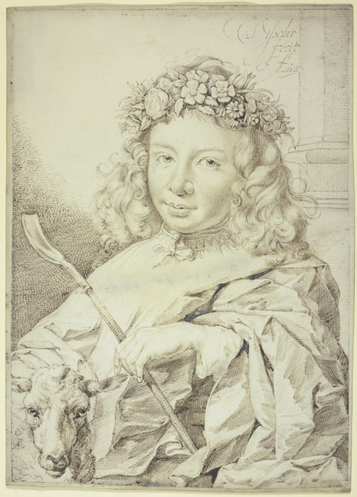 Bildnis eines Knaben als Hirtenjunge from Cornelis Visscher