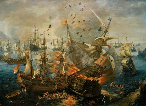 The Explosion of the Spanish Ship 1607