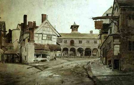 Market Place, Hereford from Cornelius Varley