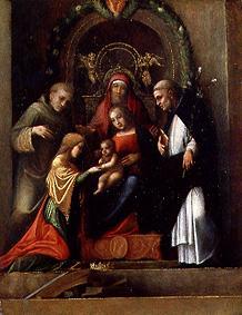 The Mystical Wedding of St. Katharina from Correggio (eigentl. Antonio Allegri)