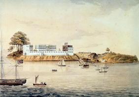 Bance Island, River Sierra Leone, Coast of Africa, Perspective Point at 1, c.1805 (w/c on artists' p