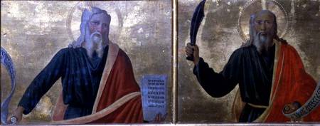 Moses and Abraham from Cosimo Rosselli