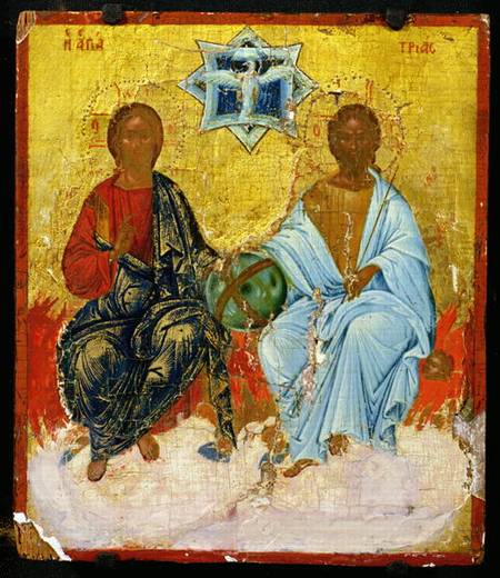 Icon of the Holy Trinity from Cretan