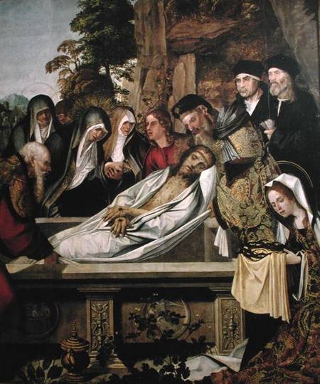 The Entombment from Cristovao de Figueiredo