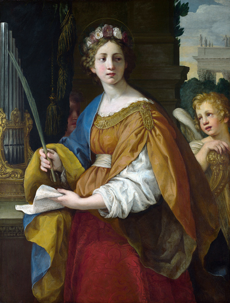 Saint Cecilia from Pietro  da Cortona,