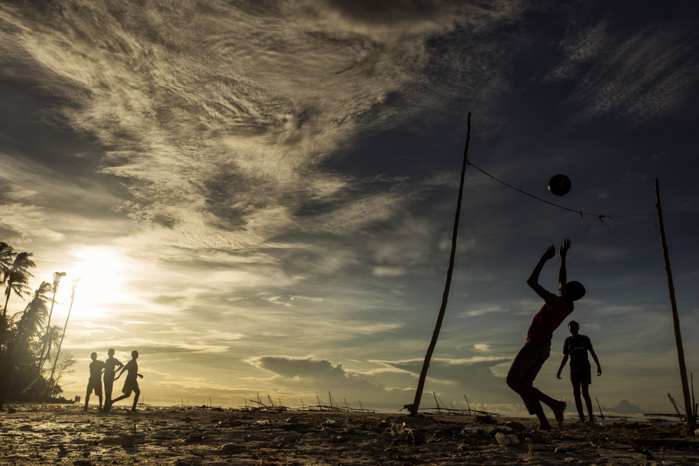 Children playing football in Zanzibar. from Dan Mirica