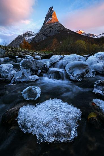 Frosty Sunset - Northern Norway