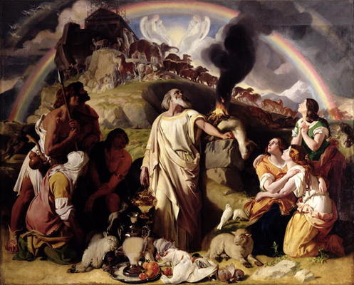 Noah's Sacrifice, 1847-53 (oil on canvas) from Daniel Maclise