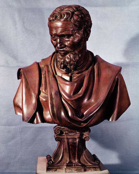 Bust of Michelangelo Buonarroti (1475-1564) from Daniele  da Volterra