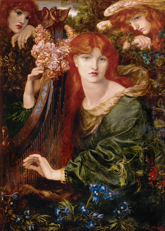 La Ghirlandata (1873) from Dante Gabriel Rossetti