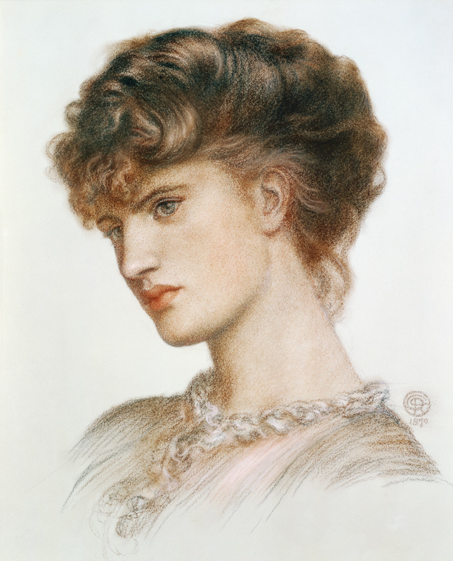 Portrait of Aglaia Coronio (nee Ionides) from Dante Gabriel Rossetti