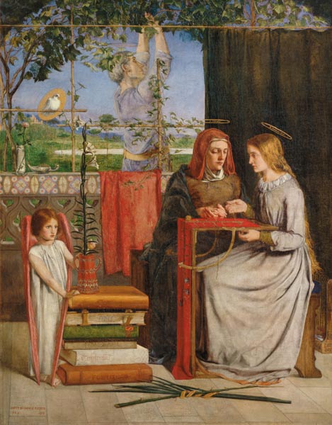 Rossetti / Girlhood of Mary Virgin from Dante Gabriel Rossetti